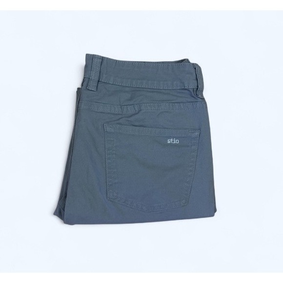 STIO PANTS WOMENS SIZE 6 GRAY ANKLE 25" INSEAM - Picture 1 of 8